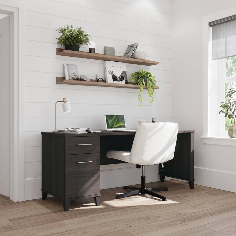 Bush Furniture Somerset 72W Office Desk with Storage Drawers