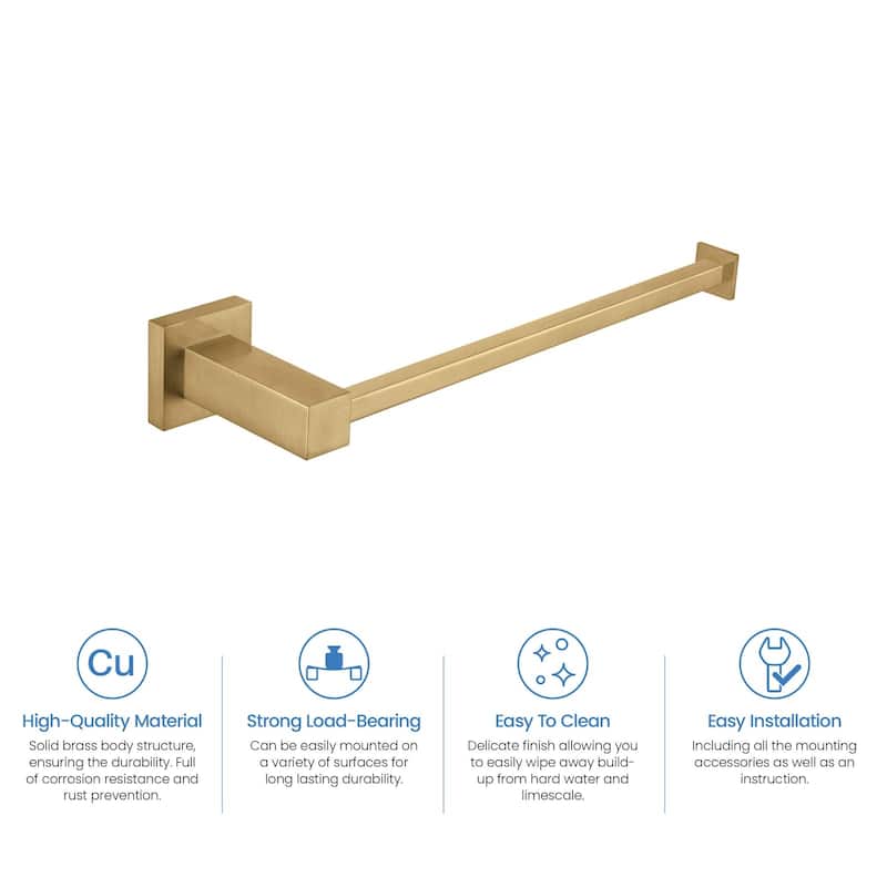 Cube 10 inch Bathroom Towel Bar