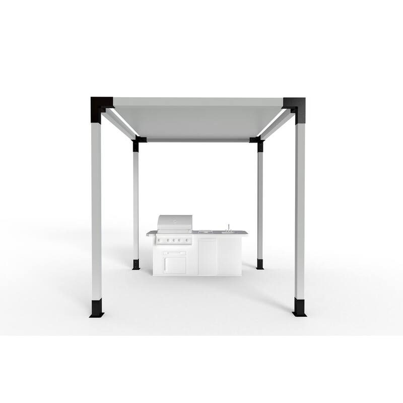 Pergola Kit, Steel Brackets, Bjorn Woodworks, Modular Sizing