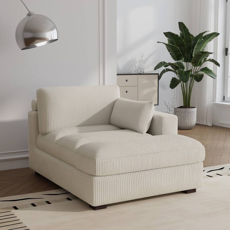 Left and Right Sectional Sofa Set Chaise Lounge Sofa Chair