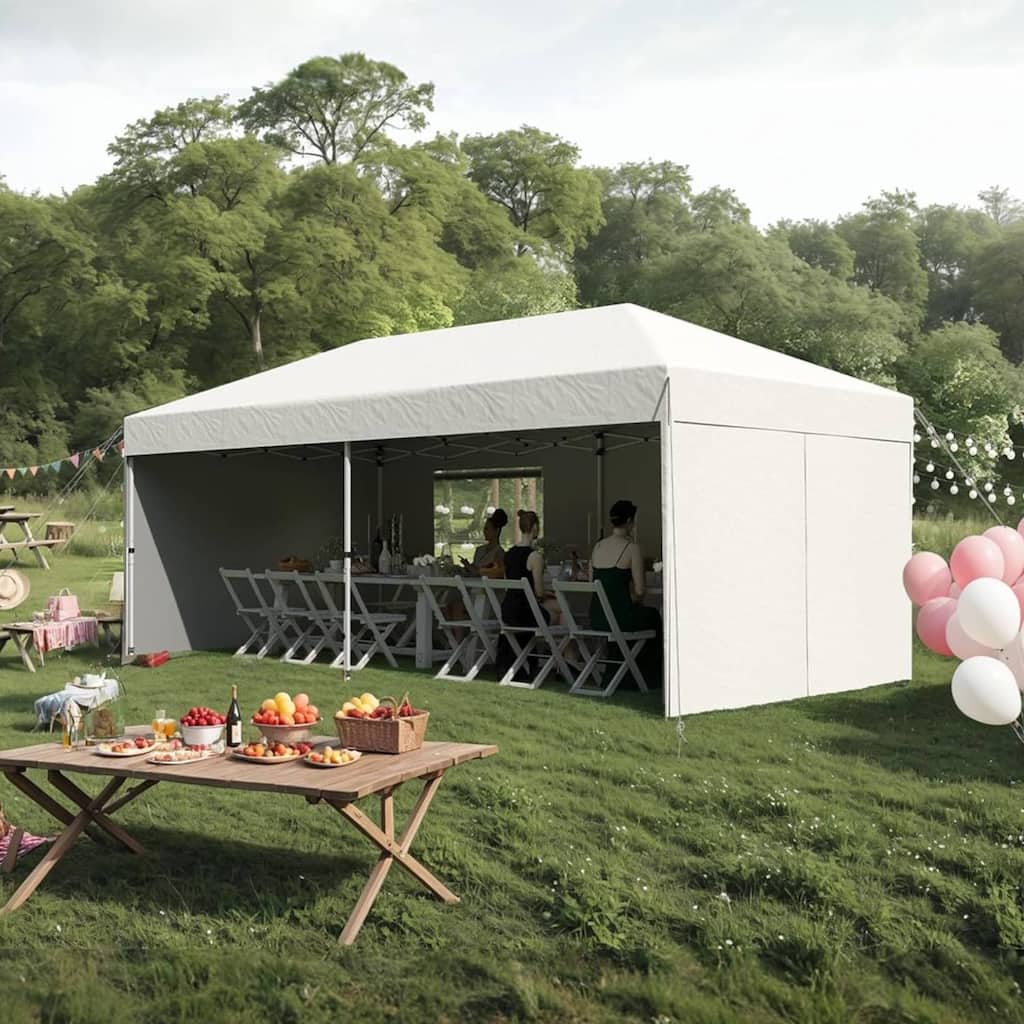 10X20 Pop Up Canopy Tent with 4 Sidewalls for Events, Parties, Camping