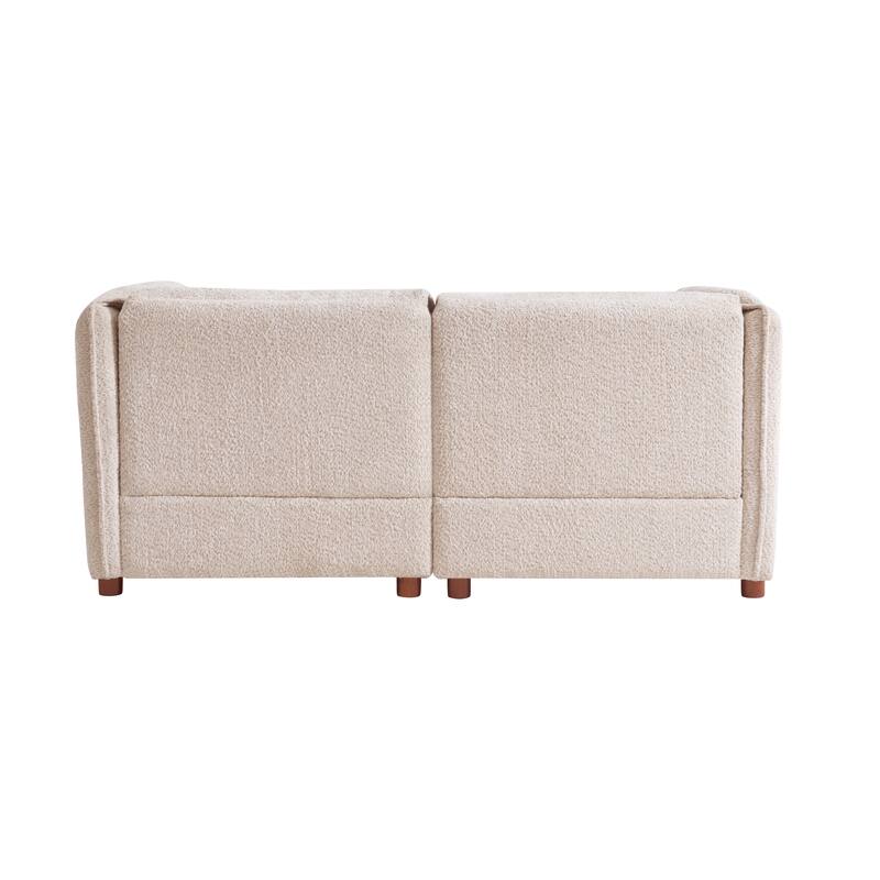 Christopher Knight Home - Modern Upholstered Sofa with Rubber Wood Frame