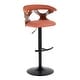 preview thumbnail 36 of 141, Carson Carrington Viby Adjustable Bar Stool with Rounded T Footrest (Set of 2)