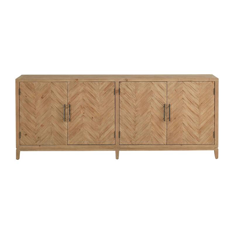 Bronx 84-inch 4-Door Sideboard Buffet Cabinet