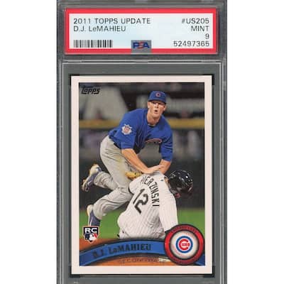 DJ LeMahieu 2011 Topps Update Rookie Card #US205 Graded PSA 9 - 8'6" x 11'6"