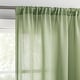 preview thumbnail 14 of 18, No. 918 Amalfi Linen Blend Semi-Sheer Rod Pocket 1-Piece Curtain Panel, Single Panel