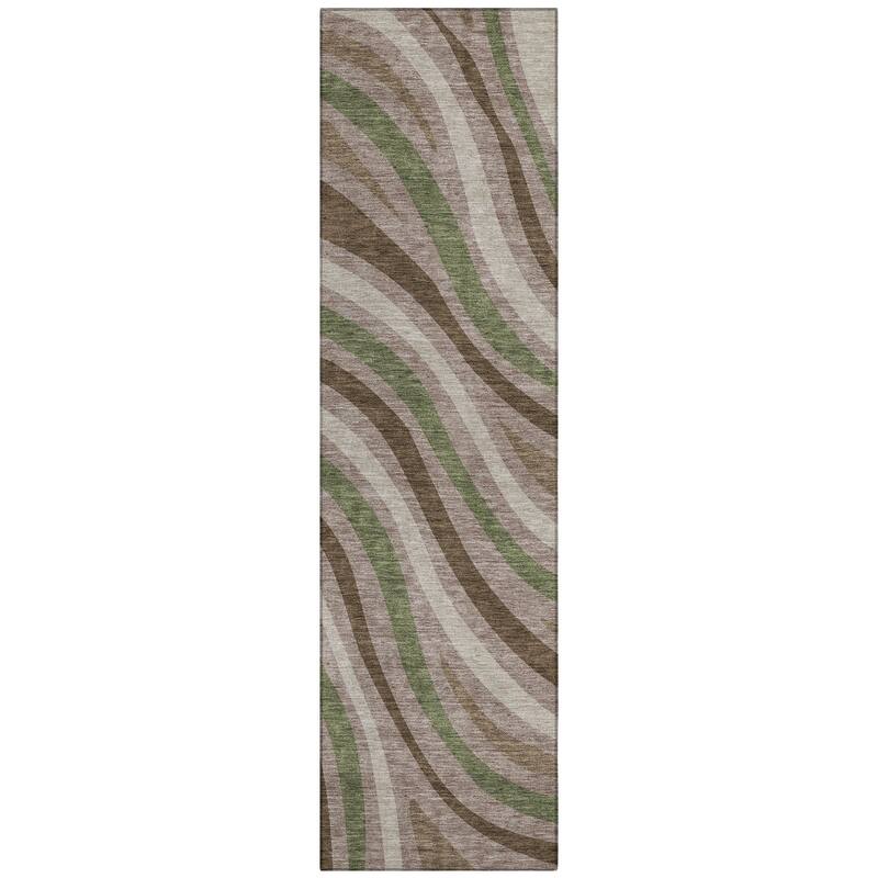 Machine Washable Indoor/ Outdoor Traditional Mimi Chantille Rug