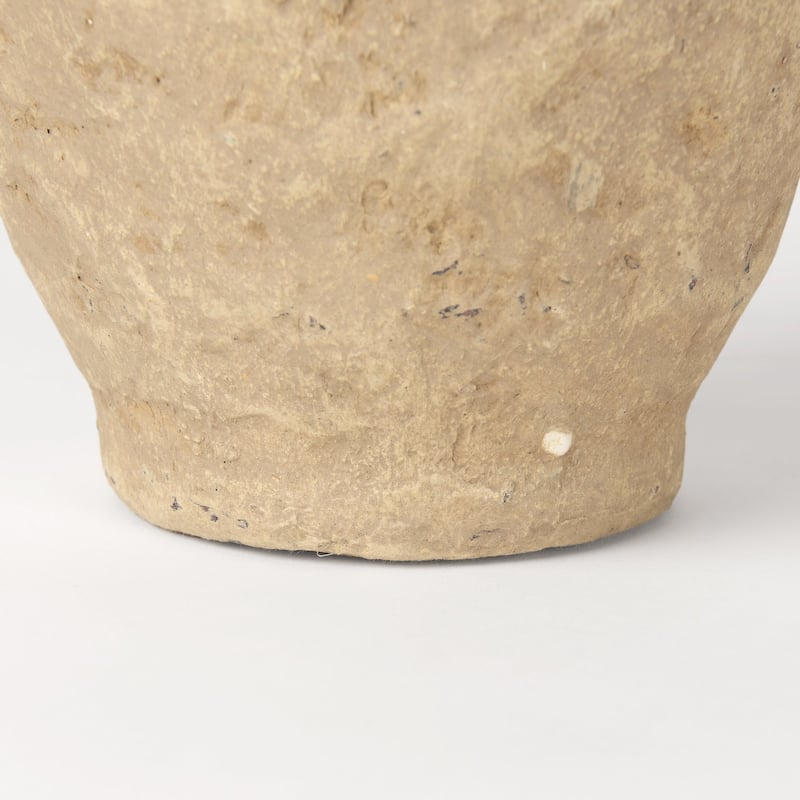 Rundal Small Grey Paper Mache Vase