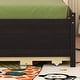 preview thumbnail 27 of 48, Espresso Twin Bed with Trundle, Drawers, and Bookcase Headboard