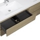 preview thumbnail 121 of 169, CASAINC Floating Bathroom Vanity with Resin Top Basin and Soft Closing Drawers