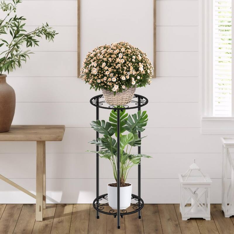Plant Stand Indoor Outdoor - 11x 11 x 23.9 inches