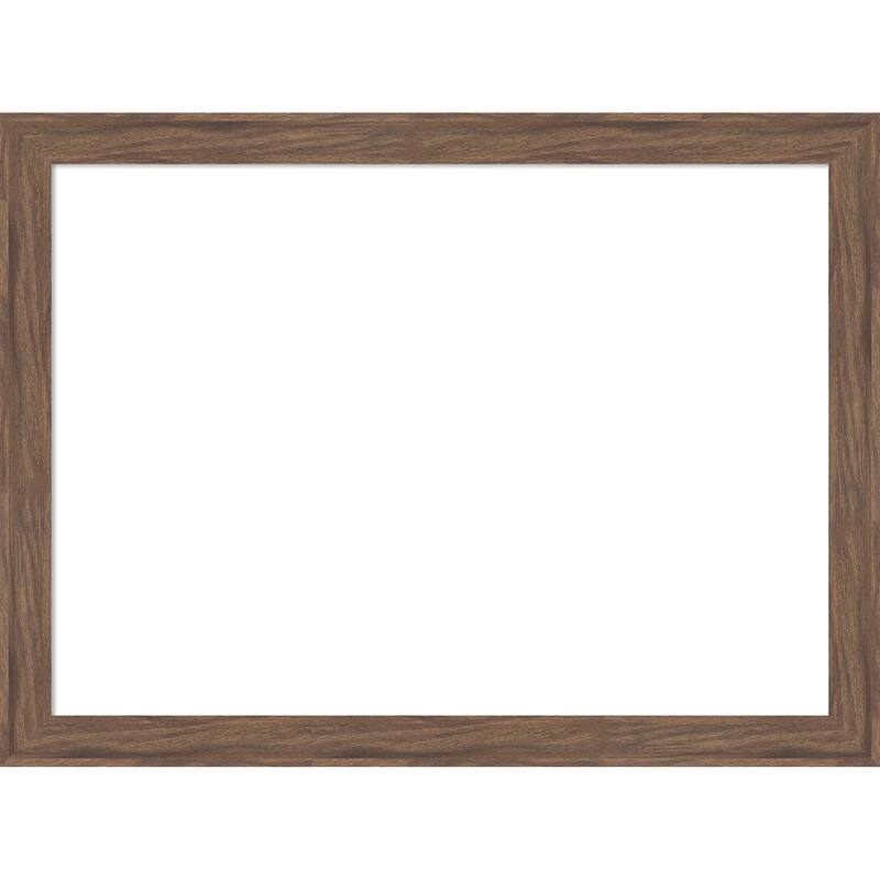 Pia Medium Brown Narrow Framed Dry Erase Magnetic Board