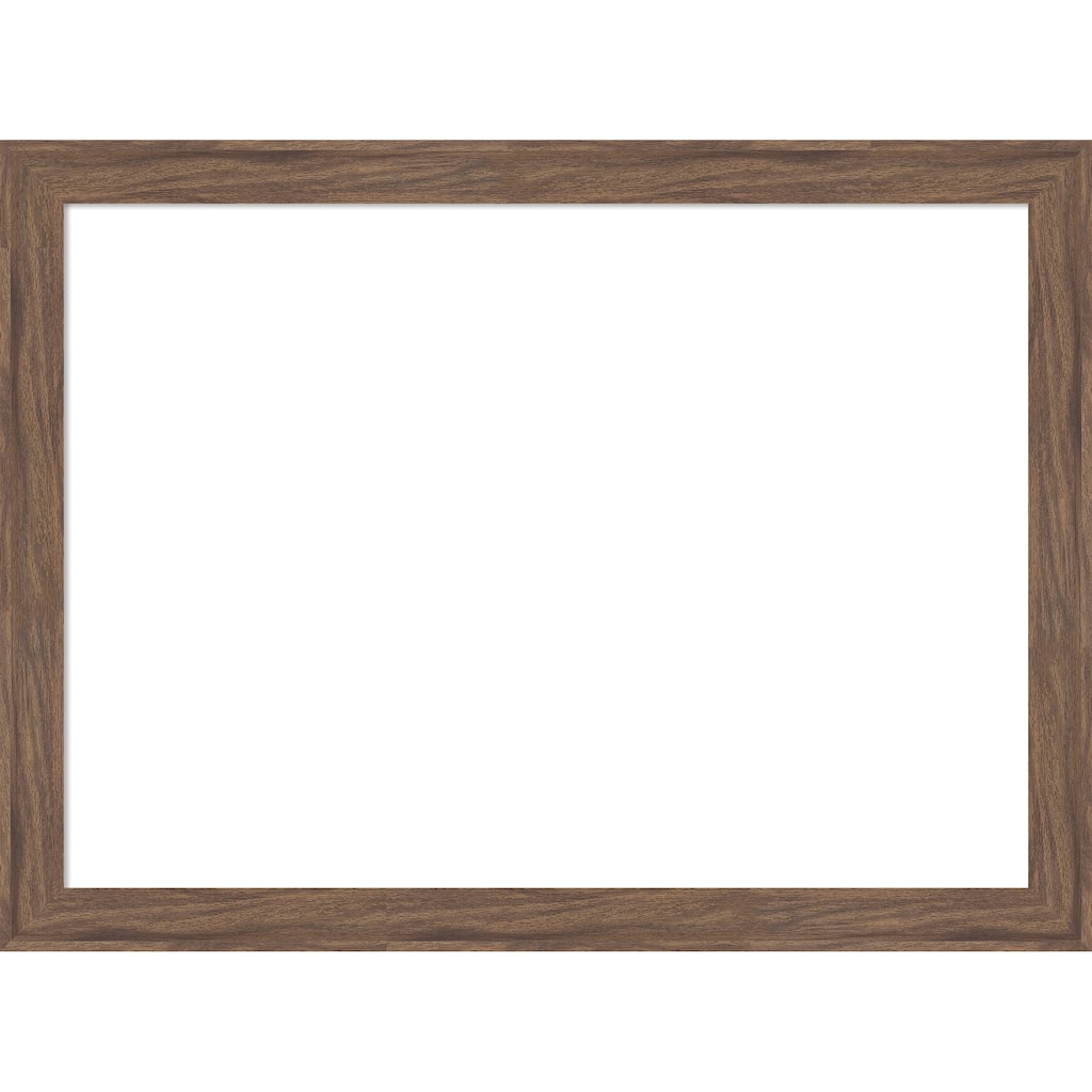 Pia Medium Brown Narrow Framed Dry Erase Magnetic Board