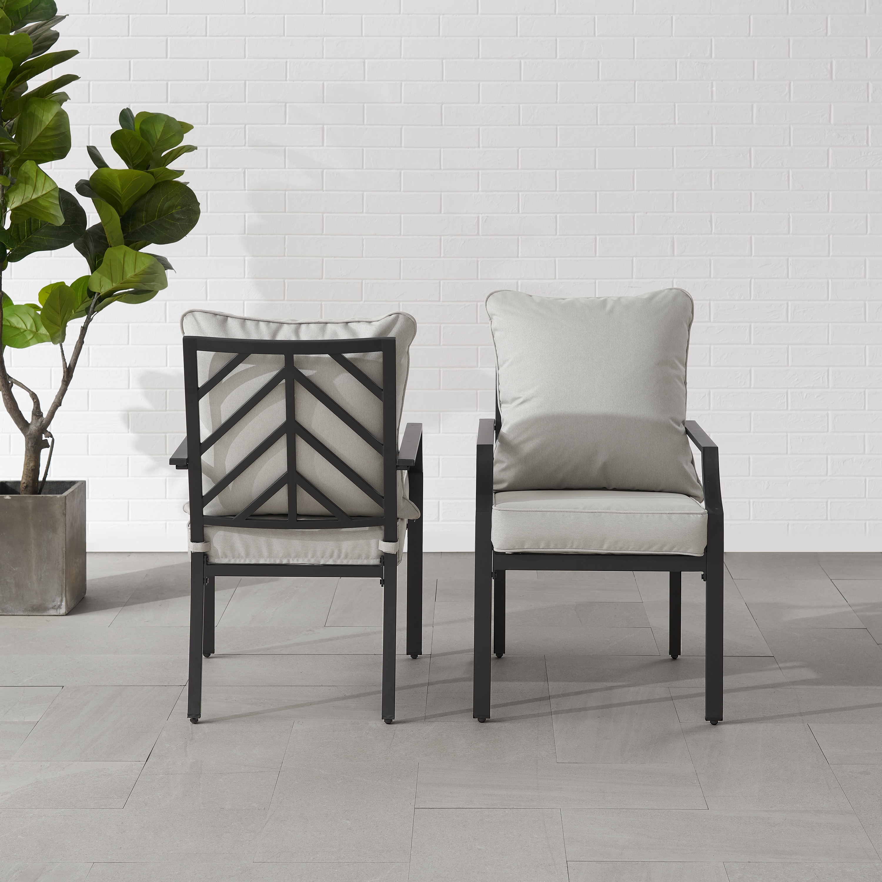 Afton metal hotsell stacking patio chair