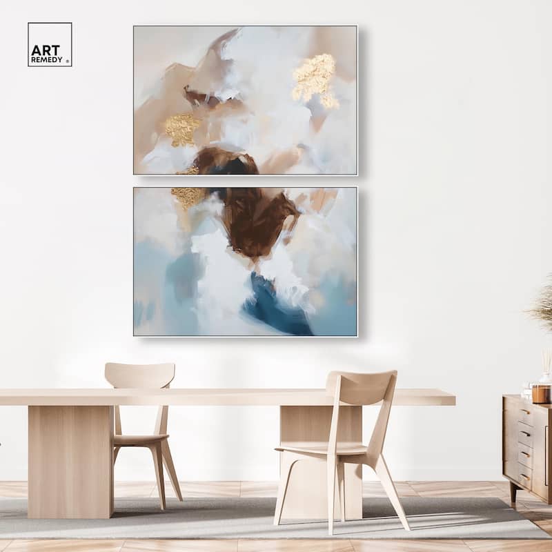 Earth's Palette I Canvas Set of 2 by Art Remedy