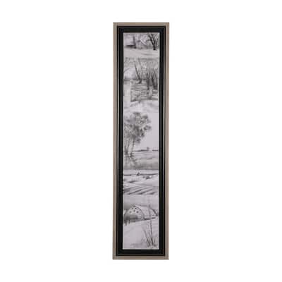 Countryside Sketches I Framed Art Print