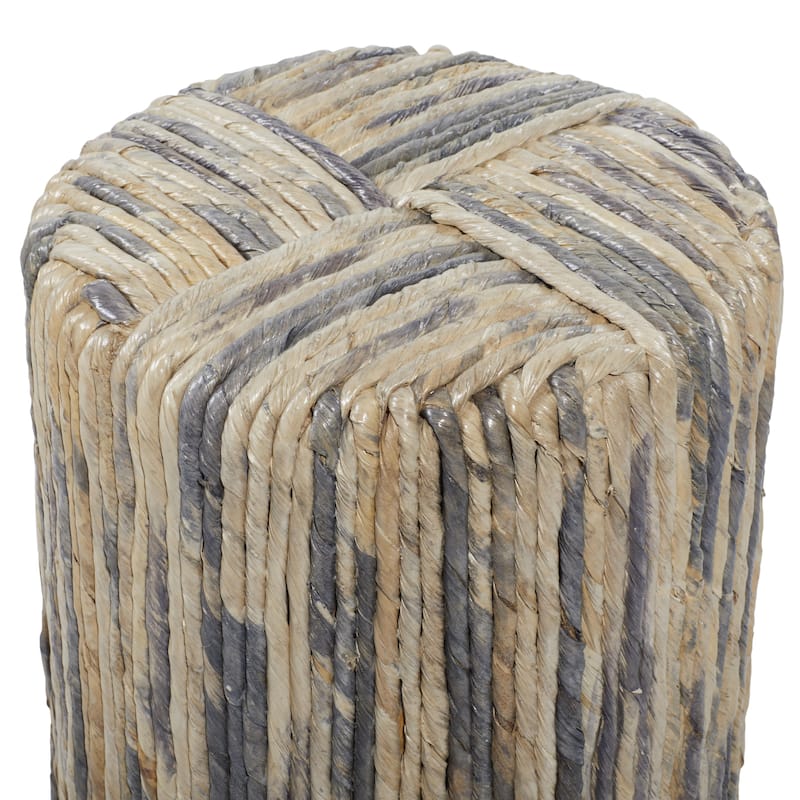Banana Leaf Woven Accent Table - Multi Colored - Roche River Decor