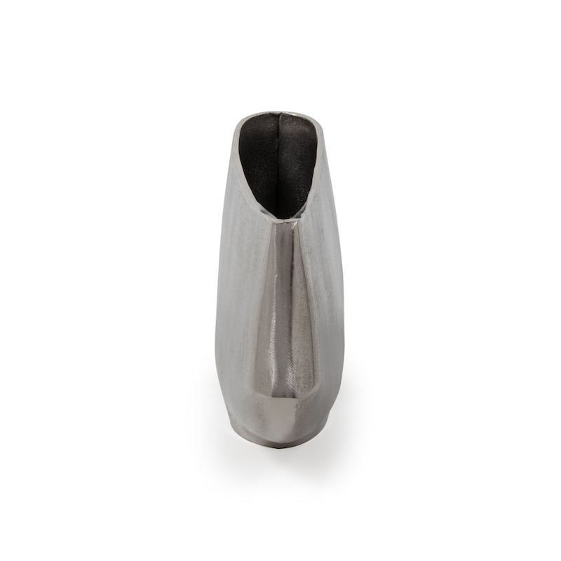 Aris Silver Decorative Metal Table Vase
