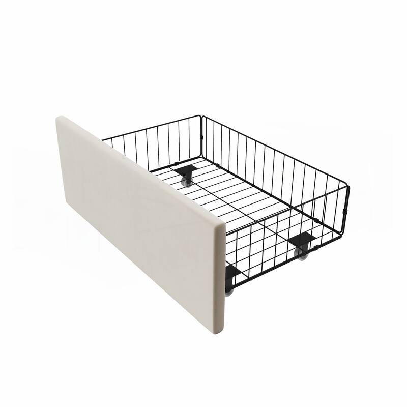 Full Size Modern Upholstered LED Bed Frame