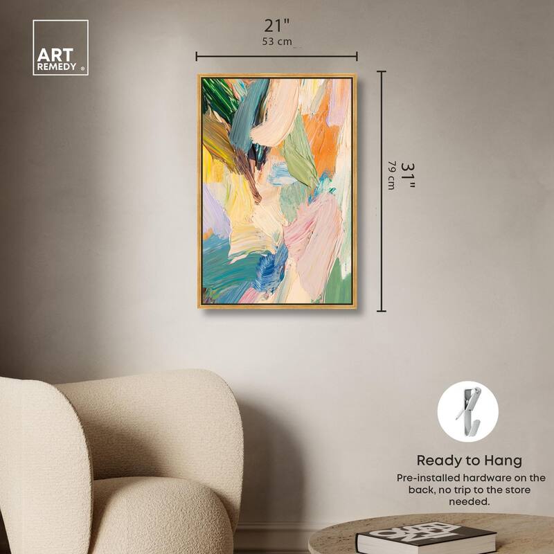 Chromatic Surge I Canvas by Art Remedy