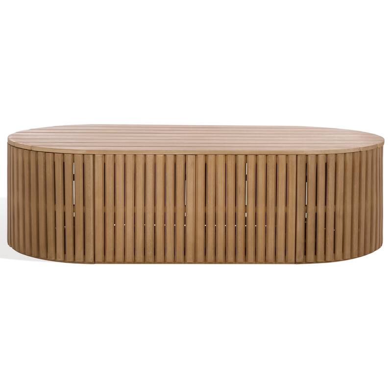 SAFAVIEH Couture Arielle Eucalyptus Wood Coffee Table - 52"W x 26"D x 15"H