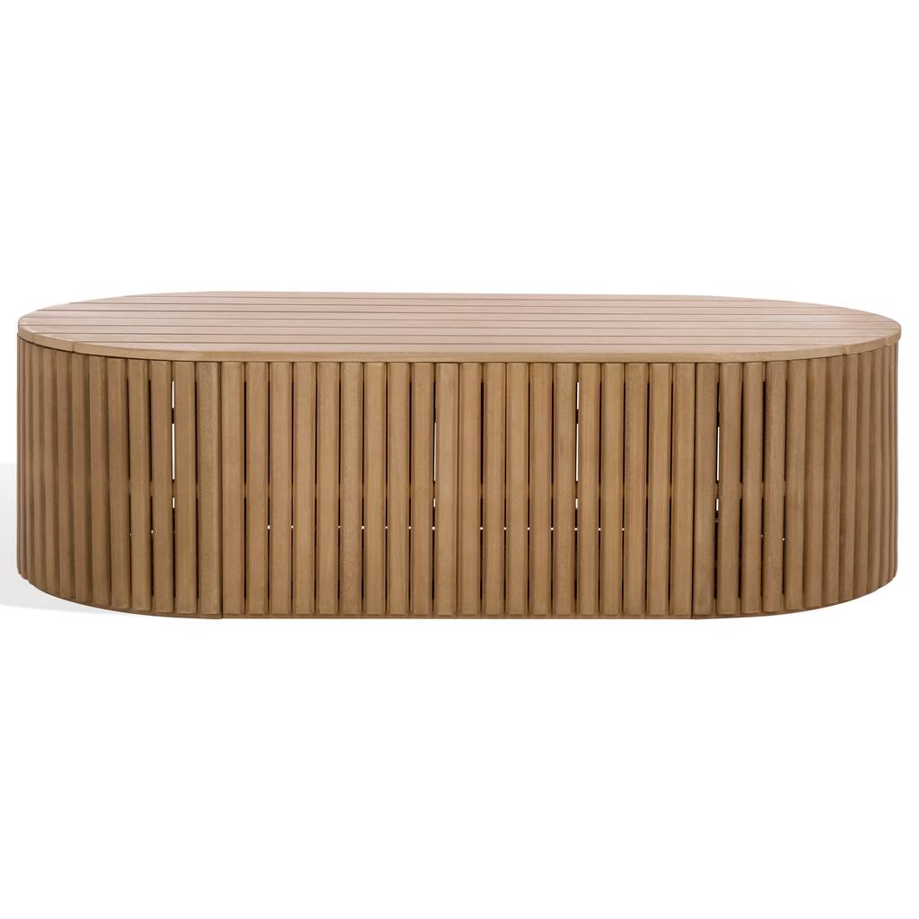 SAFAVIEH Couture Arielle Eucalyptus Wood Coffee Table - 52"W x 26"D x 15"H