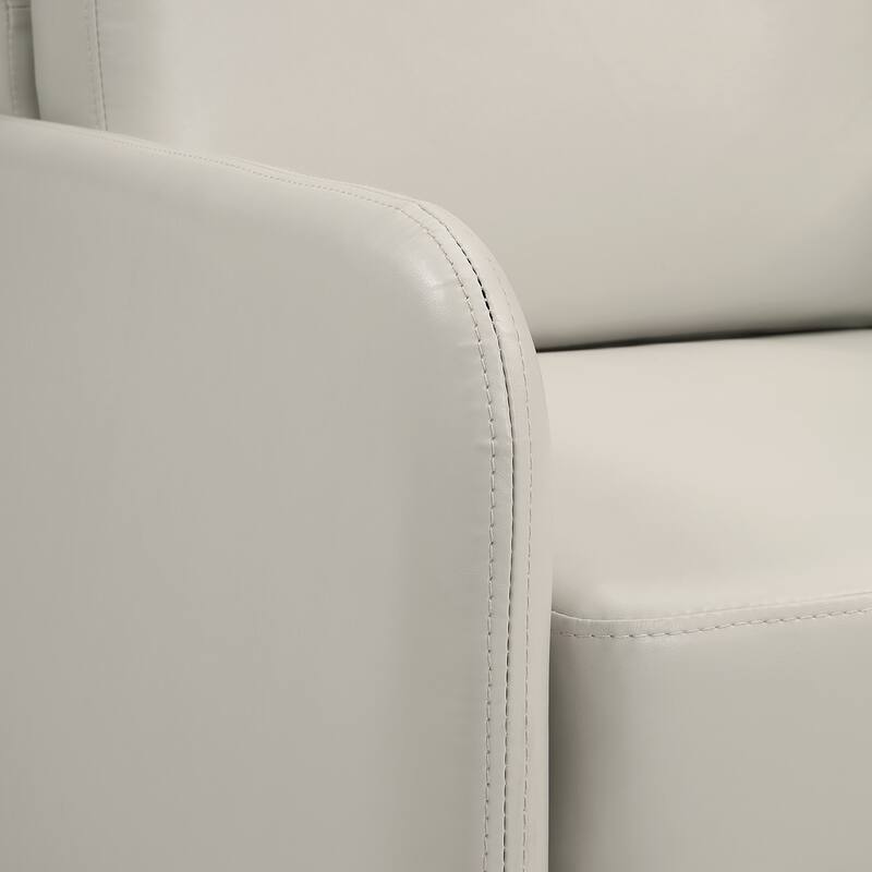 Lounge Sofa with Chrome Legs