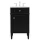 preview thumbnail 1 of 9, Elegant Lighting VF12521 Park Avenue 20" Free Standing Single Basin Black