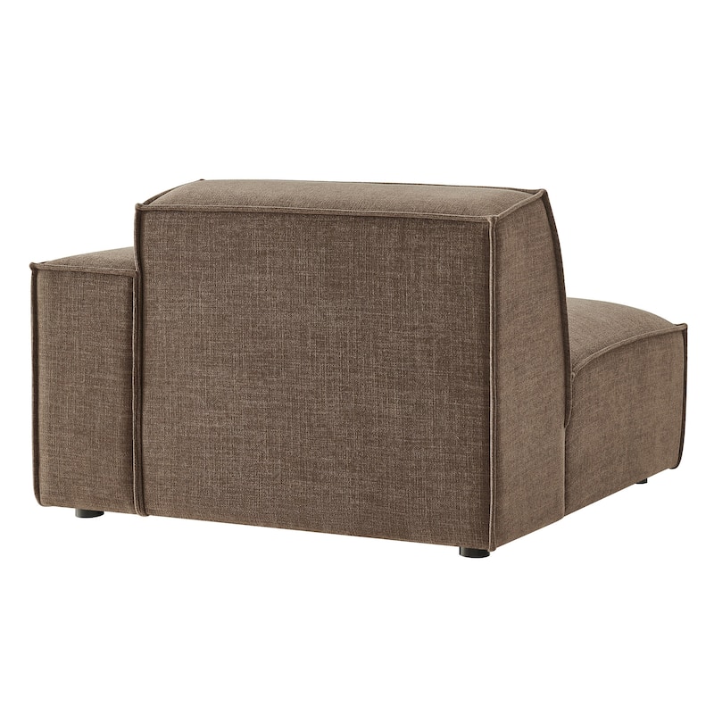 Restore Performance Fabric Upholstered Right-Facing Modular Lounge Chair