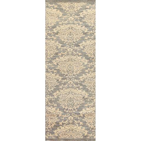 Gabbeh Kashkoli Oriental Wool Runner Rug Hand-knotted Staircase Carpet - 2'6" x 9'7"