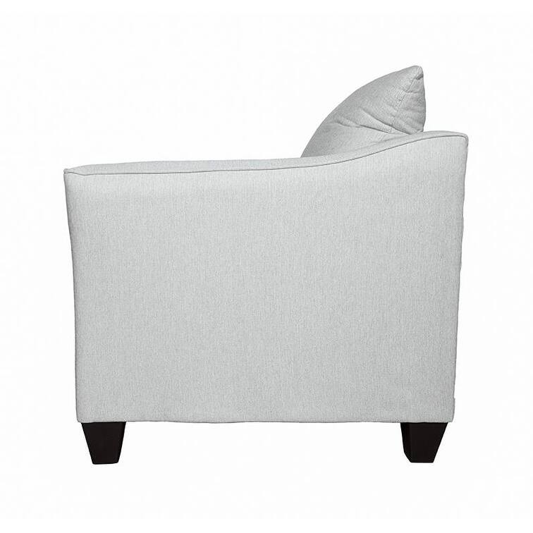 Alcazar Grey Mist Track Arm Accent Chair