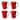 Certified International Berry Red Christmas Set of 4 Mugs 18 oz