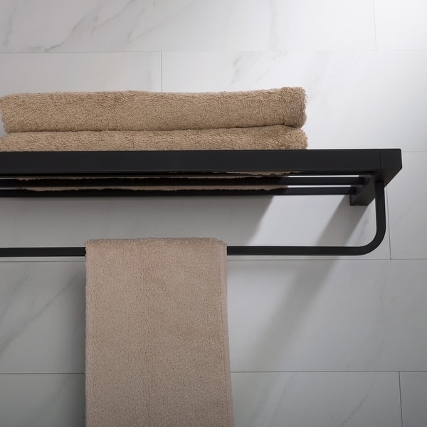 Kraus Stelios Bathroom Shelf With Towel Bar Overstock 24267230