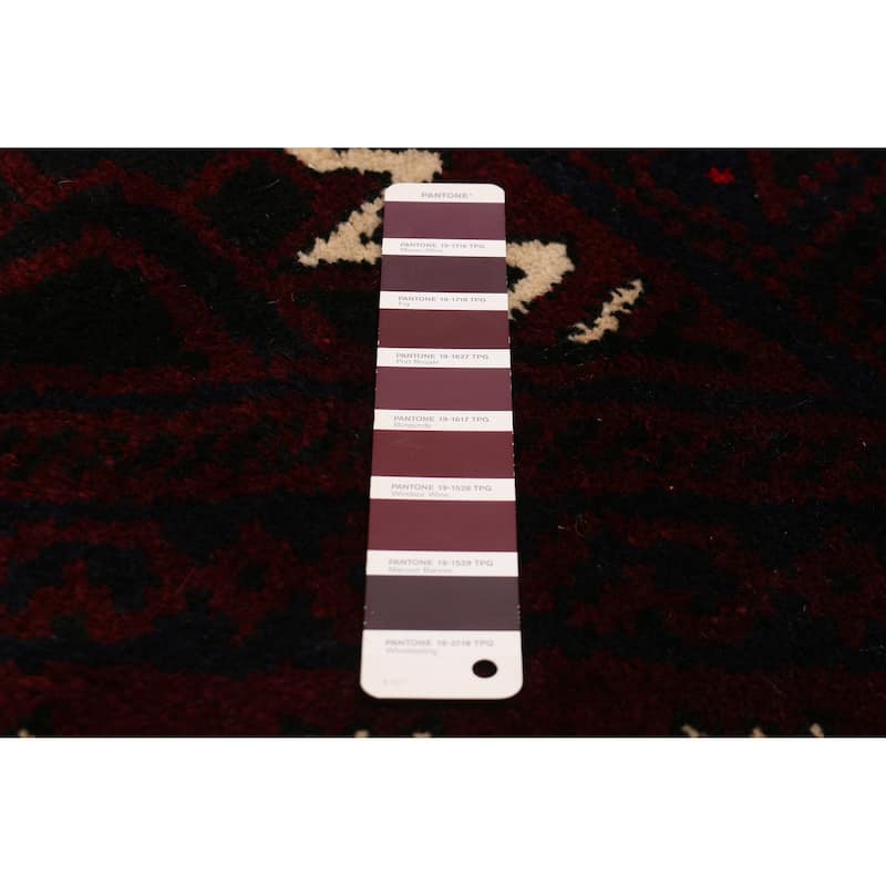 ECARPETGALLERY Hand-knotted Melis Red Wool Rug - 7'1 x 10'1