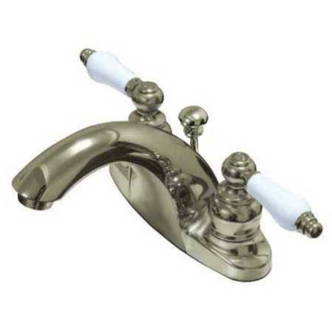 Kingston Brass English Country Centerset Bathroom Faucet with Pop-Up
