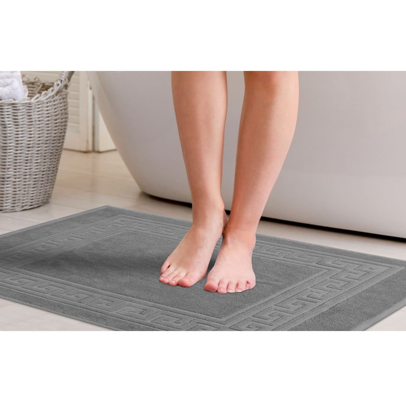 Superior Plush & Absorbent 900 GSM Cotton Bath Mat - (Set of 2)