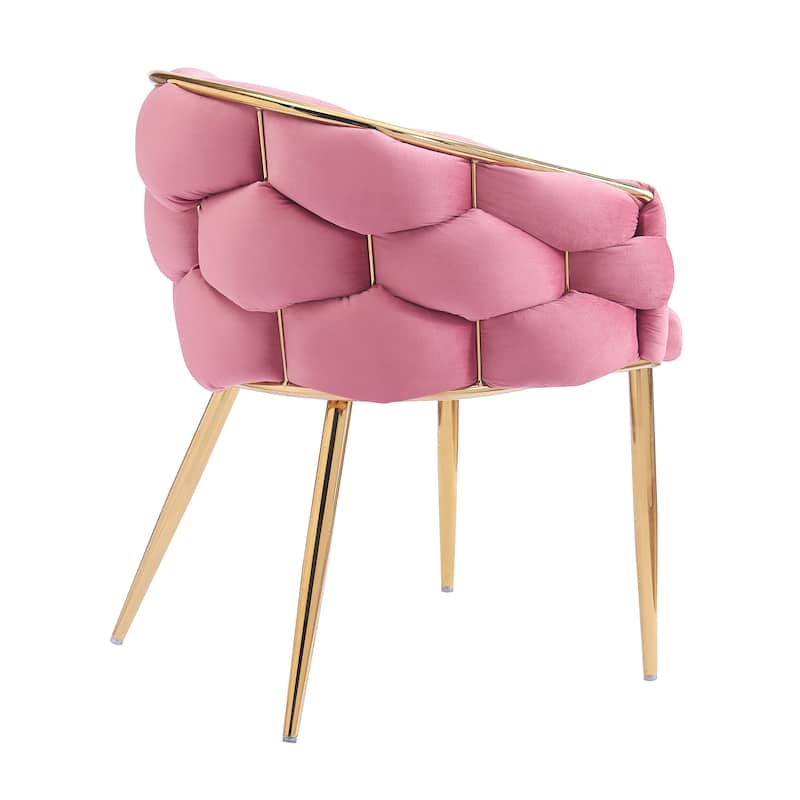 29.5" Velvet Arm Chairs (Set of 2)
