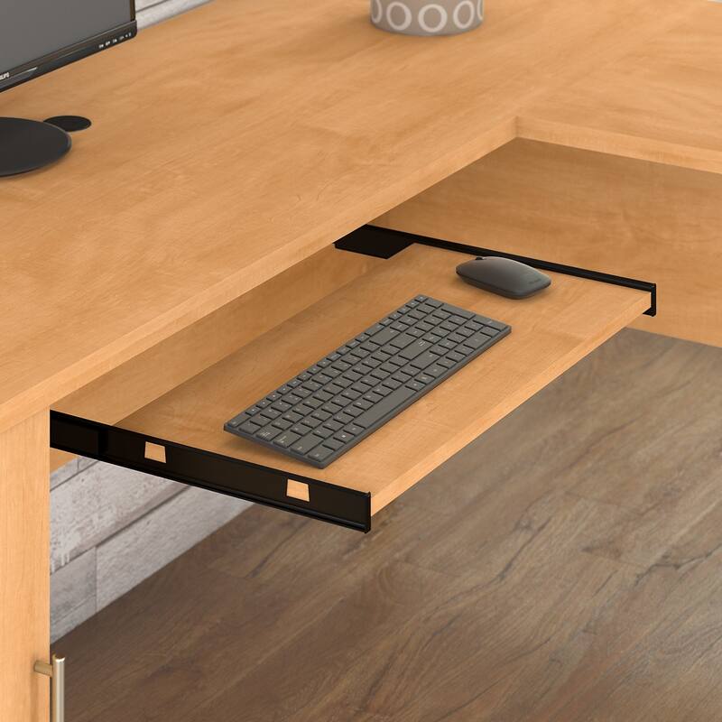 Somerset 72W L Shaped Desk with Storage by Bush Furniture