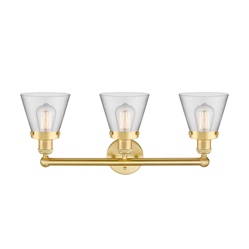 Innovations Lighting 616-3W-10-25 Cone Vanity Cone 3 Light 25" Wide