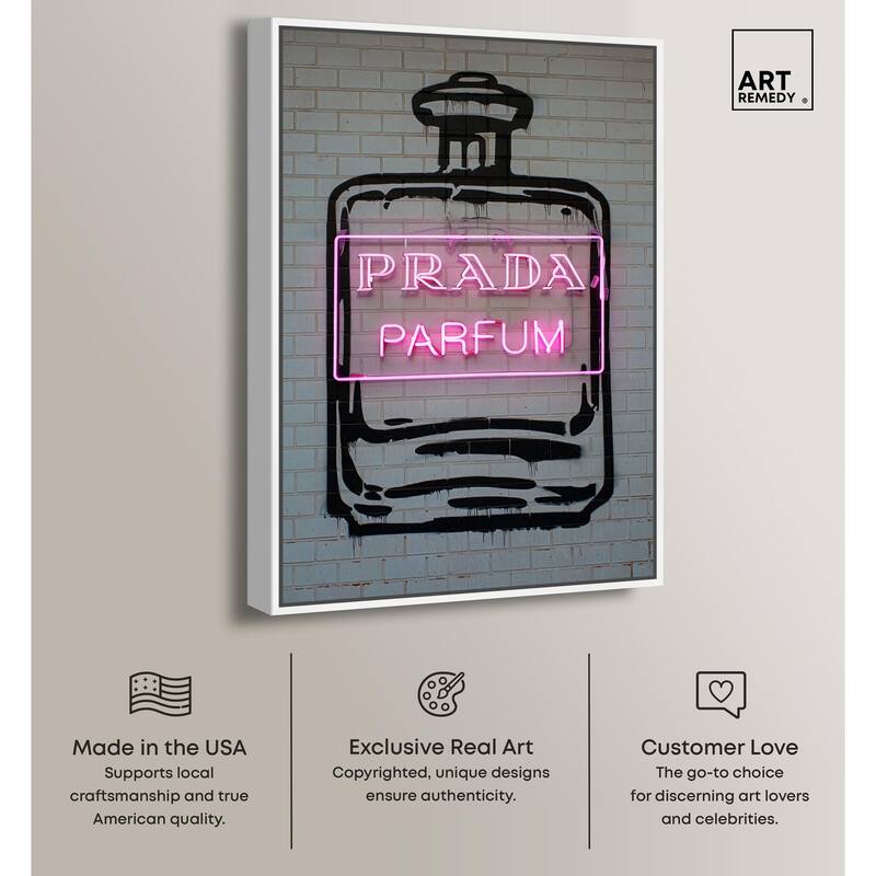 Fragrance Frame Canvas by Art Remedy