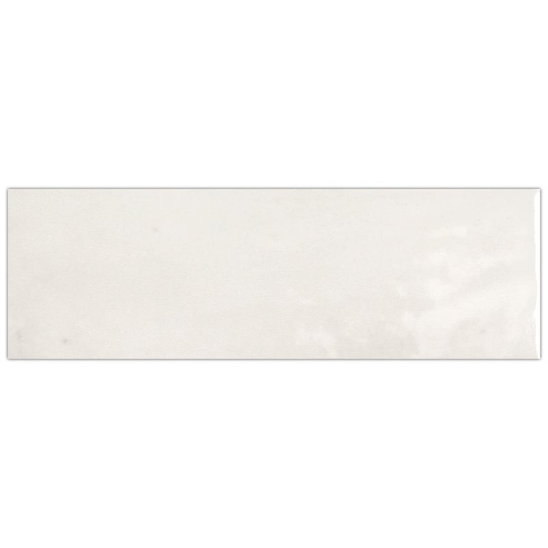 Merola Tile Coco Glossy Cloud White 2" x 5-7/8" Porcelain Wall Tile