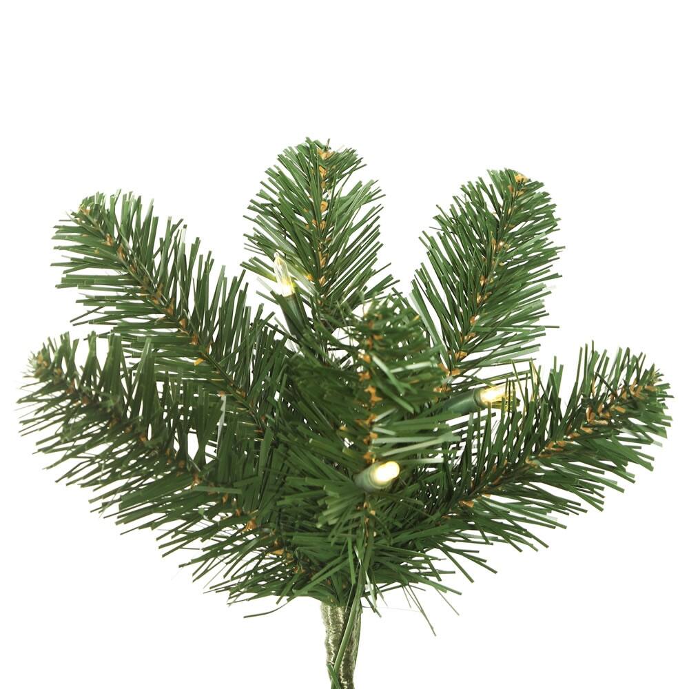 Vickerman 7.5' Oregon Fir Artificial Christmas Tree, Wide Angle Single