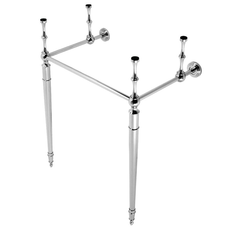 Kingston Brass Edwardian Brass Console Sink Legs - Polished Chrome