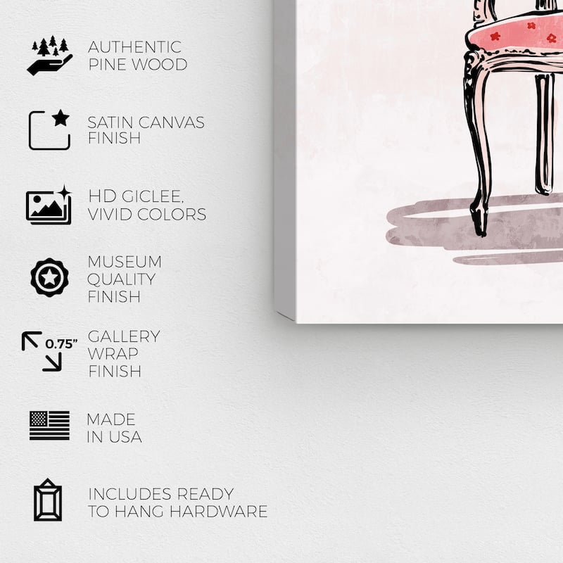 Wynwood Studio Canvas Animals Nowadays Ruler Red and Modern & Contemporary Wall Art Canvas Print