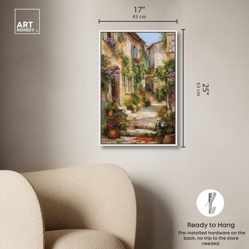 Mediterranean Charm II Canvas by Art Remedy