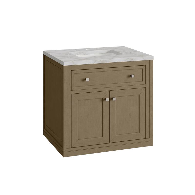 Chicago 30" Single Vanity, Walnut Whisper