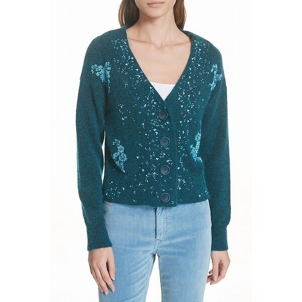 teal cardigan sweater womens