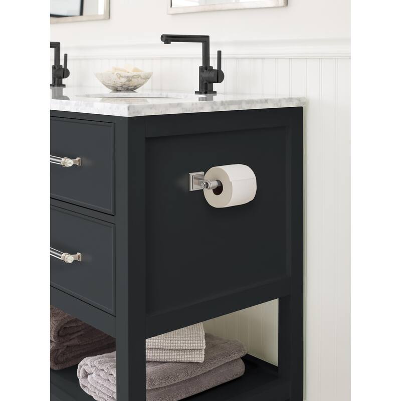 Amerock Glacio Single Post Toilet Paper Holder