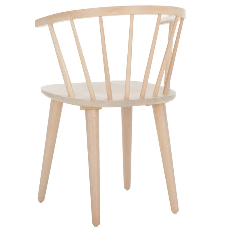SAFAVIEH Home Blanchard 18-inch Curved Spindle Side Chair [SET of 2] - 21"W x 21"D x 30"H