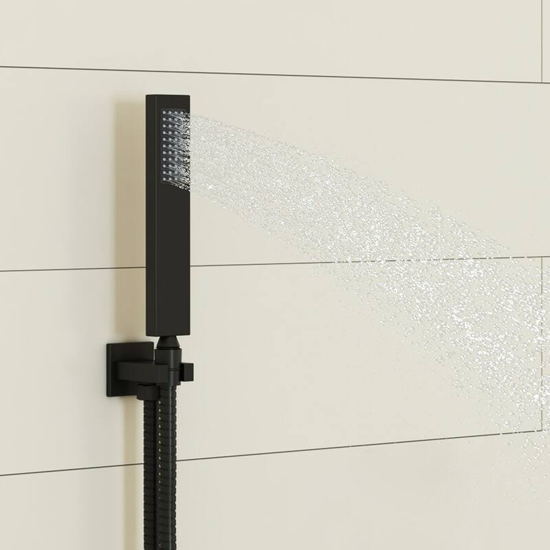 CASAINC Integrated 10 Inch Wall Mouted Shower Head 2 Function with Pressure Balancing Valve CUPC Certified